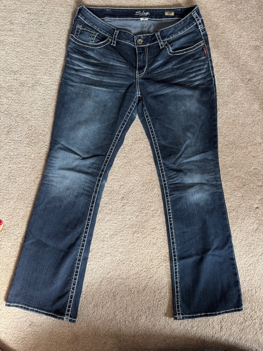Silver brand Aiko Dark Blue Flare Jeans